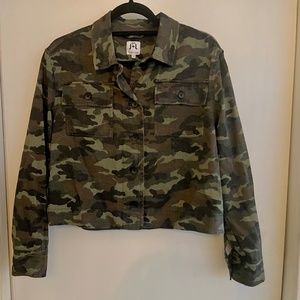 John + Jenn Crop Camo Jacket